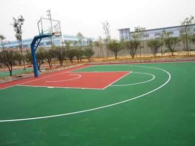 丙烯酸籃球場施工